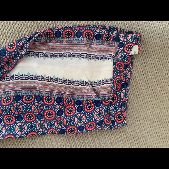 Elevenses Anthropologie Boho Print Wide Leg Pants - Picture 3 of 4